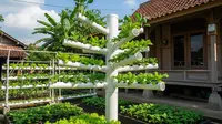 Cara Membuat Tower Garden dari Pipa PVC, Solusi Berkebun di Lahan Sempit