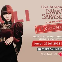 Gelaran konser Isyana Sarasvati bertajuk Lexiconcert di Bali juga disiarkan secara online di Vidio. (Dok. Vidio)