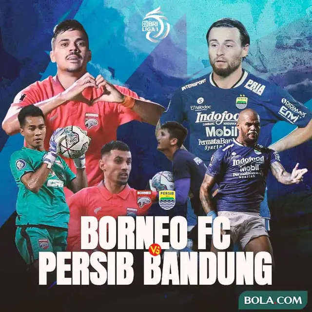 Liga 1 - Duel Antarlini - Borneo FC Vs Persib Bandung