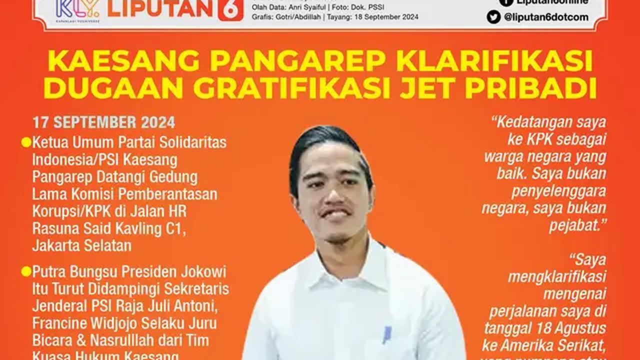 Infografis Kaesang Pangarep Klarifikasi Dugaan Gratifikasi Jet Pribadi. (Liputan6.com/Gotri/Abdillah)
