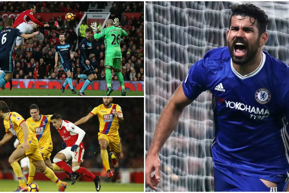 Pencetak Gol Terbanyak Liga Inggris 2016-2017 hingga Pekan ke-19