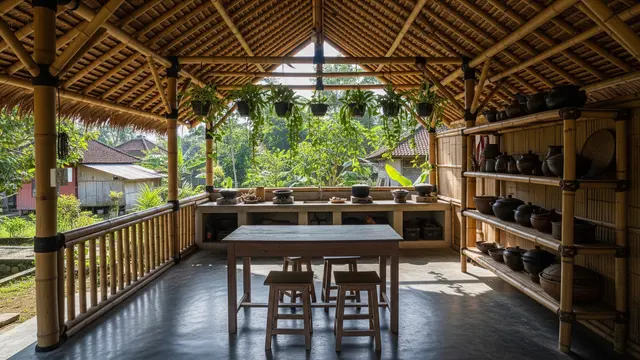 Inspirasi Dapur Terbuka untuk Slow Living di Kampung
