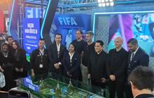 Legenda Sepak Bola Nesta dan Cambiasso Hadiri ISS 2025 Jakarta, Disambut Menpora Erick Thohir