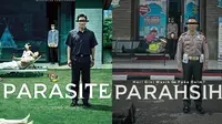 Editan 5 Poster Film Parasite Ini Kocak, Bikin Geleng Kepala (sumber: Twitter.com/tmcrestabandung)