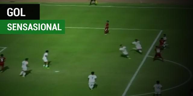 VIDEO: Ini Gol Sensasional Timnas Indonesia U-19 ke Gawang Brunei