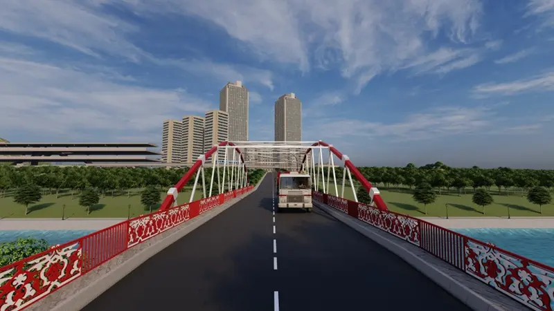 Desain jembatan Trizyandru Karya Tim Logawa Trizyandru Universitas Jember (Istimewa)