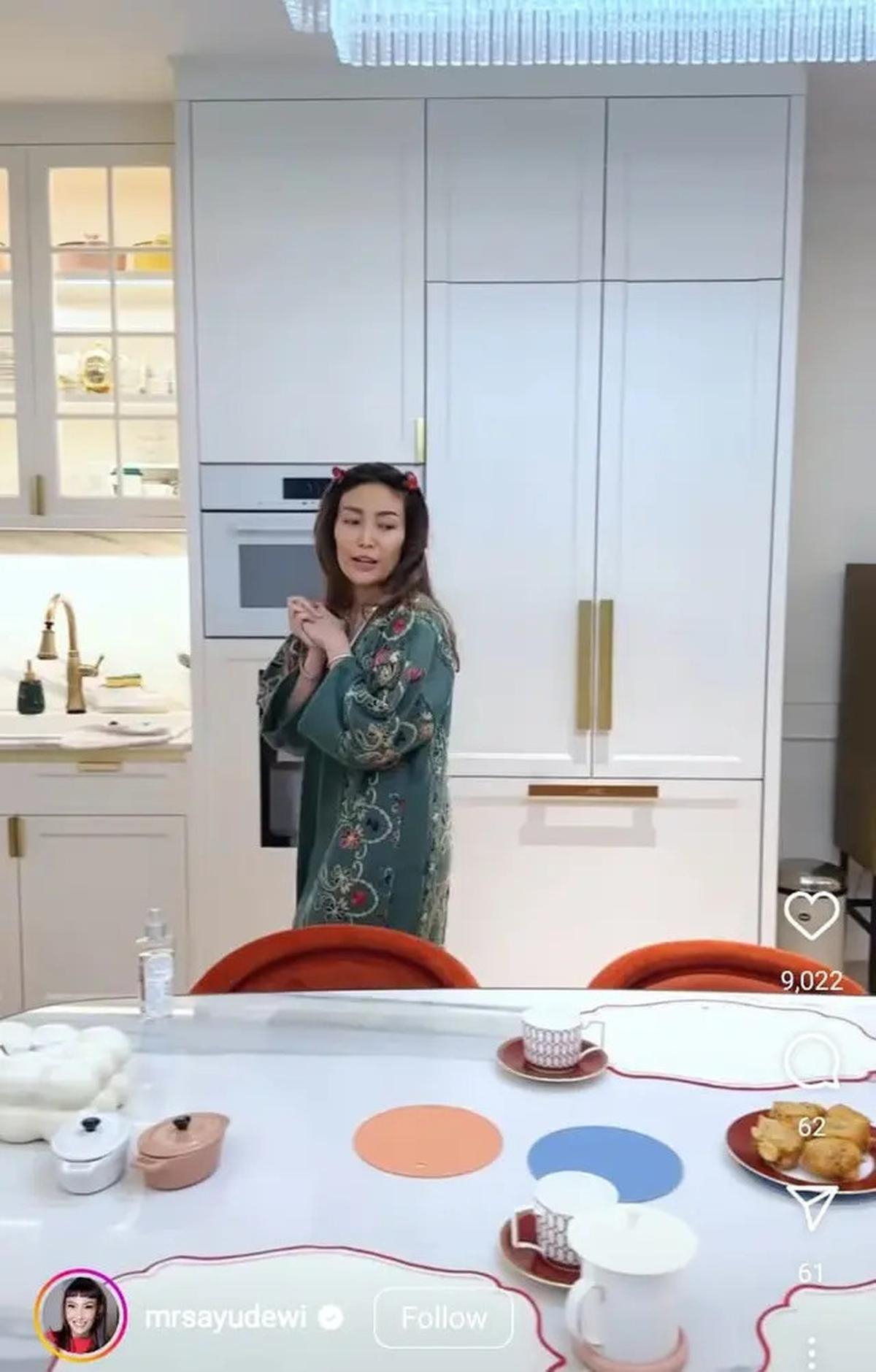 Potret Dapur Ayu Dewi, Elegan dengan Sentuhan Klasik Modern