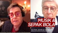Berita video legenda musik Elton Jhon dan manajer legendaris, Arsene Wenger ngobrol singkat soal musik dan Arsenal