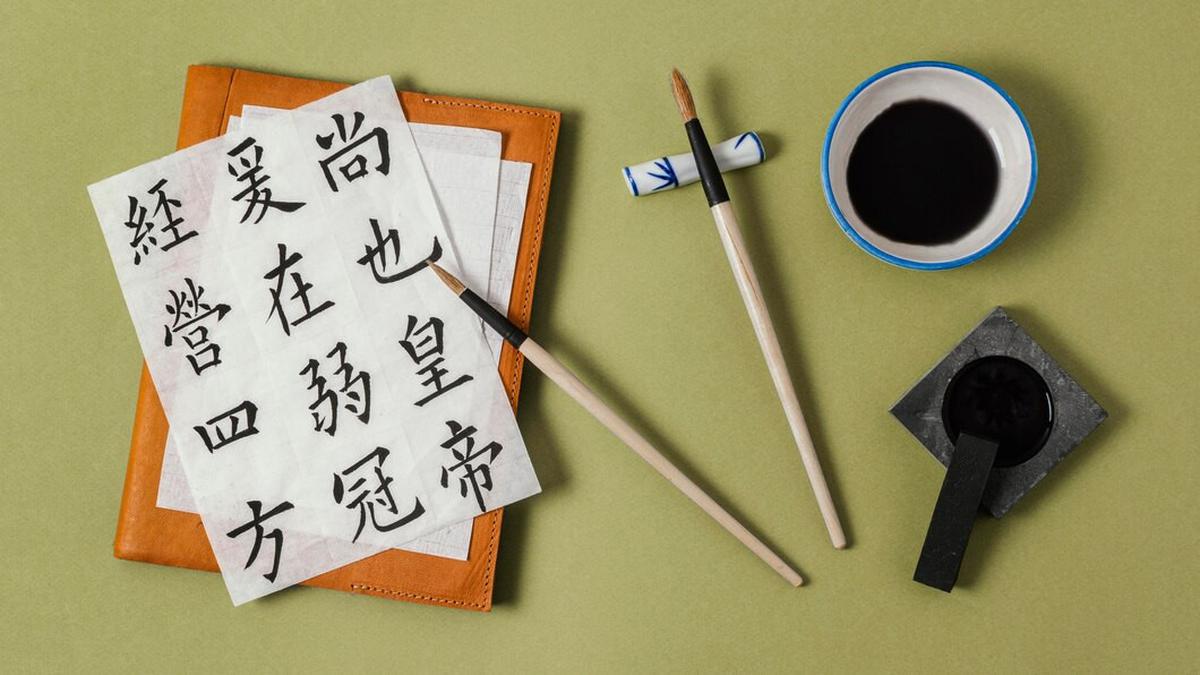 Ilustrasi bahasa Mandarin