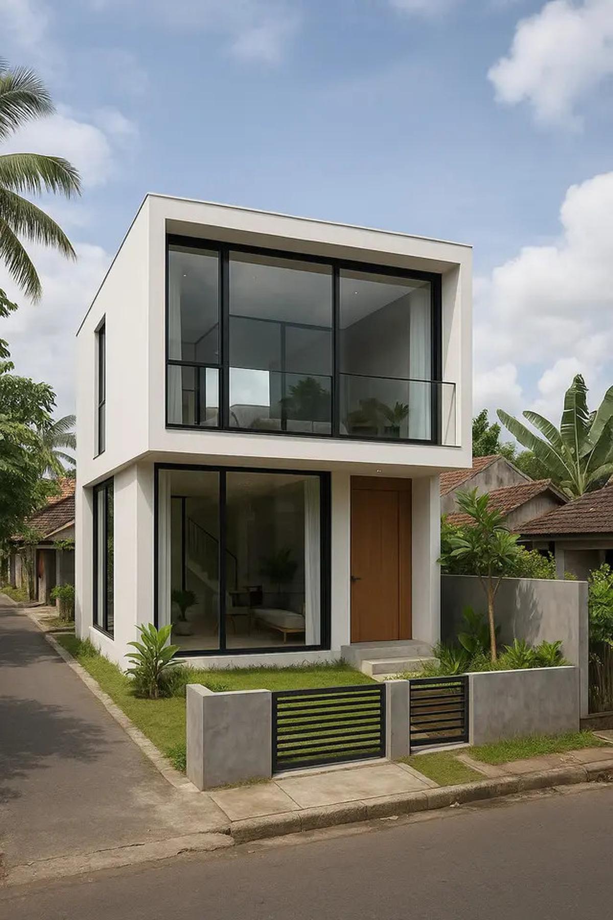 7 Tren Model Rumah Minimalis 2 Lantai di Lahan Terbatas, Tetap Nyaman Meski Tak Luas