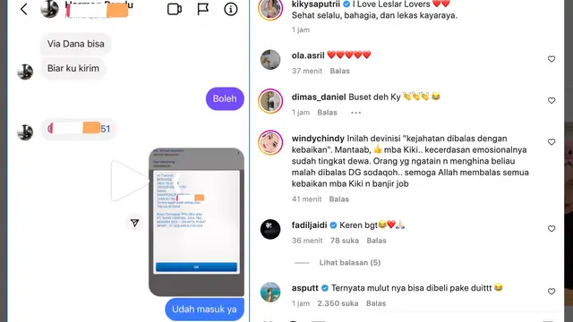 Unggahan Kiky Saputri. (Foto: Dok. Instagram @kikysaputrii)