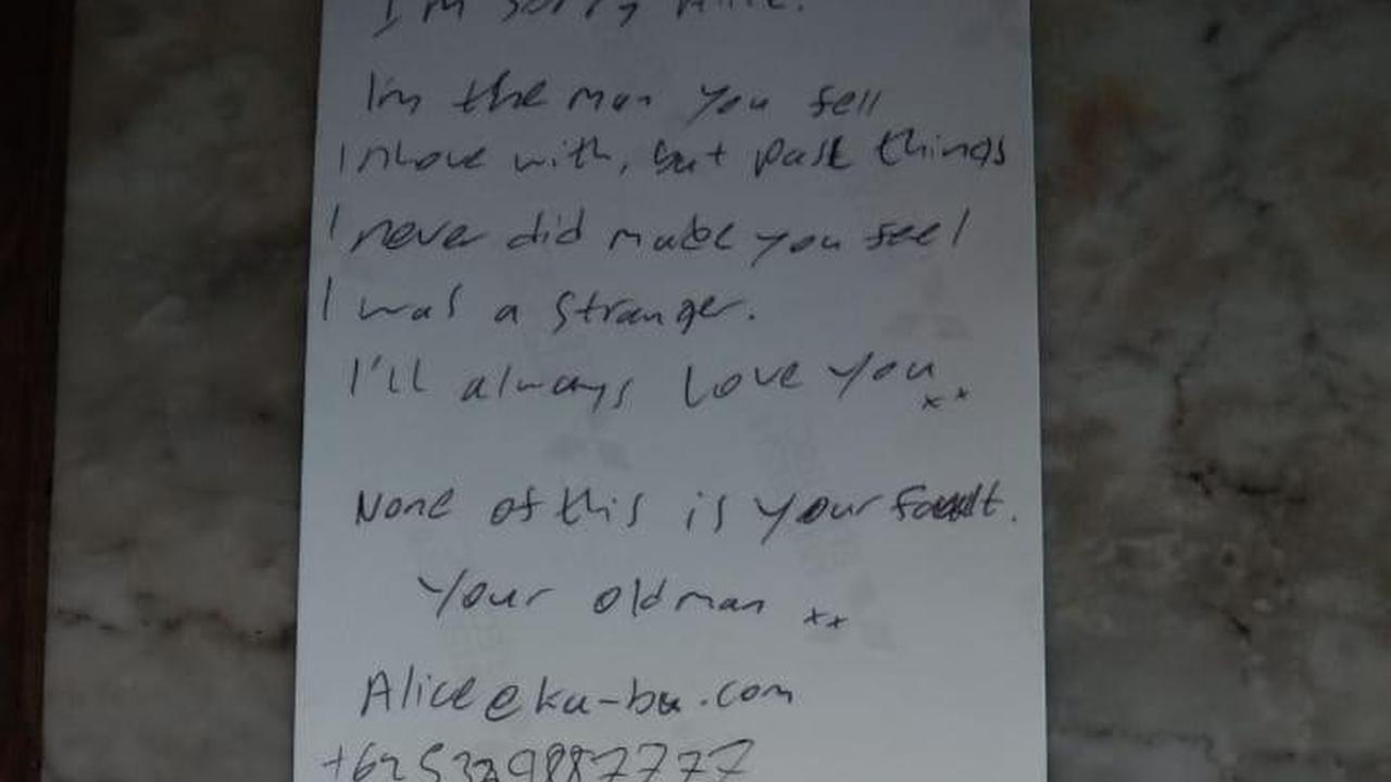 Surat mengharukan turis asal Inggris sebelum terjun ke jurang