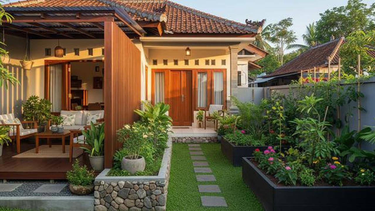 7 Model Rumah Mungil Tapi Punya Kebun dan Teras Samping yang Lega, Inspirasi Hunian Asri Modern