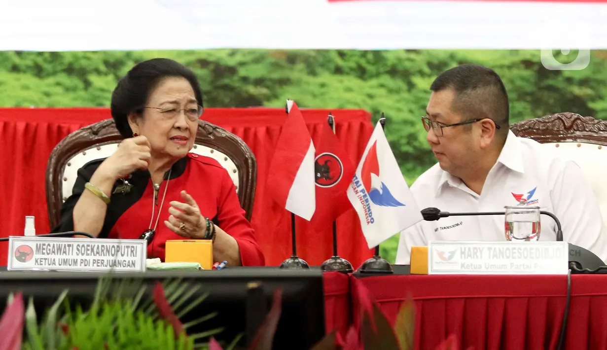 Namun hingga kini mereka masih belum menentukan sosok cawapres yang akan mendampingi Ganjar nantinya. (Liputan6.com/Herman Zakharia)