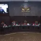 Anggota Komisi III DPR Supriansa memberikan keterangannya secara daring dalam sidang lanjutan uji Undang-Undang Nomor 2 Tahun 2021 tentang Otonomi Khusus Bagi Provinsi Papua, Senin (13/12) di Ruang Sidang MK. (Foto Humas/Panji.sumber: mkri.id)