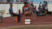 Hasil ini juga merupakan kegagalannya mempertahankan medali emas SEA Games. Pada SEA Games 2019 di Filipina ia mampu menjadi yang terbaik dengan lompatan sejauh 6,47 meter. (Bola.com/Ikhwan Yanuar)