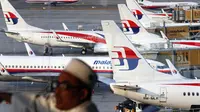 Pesawat Malaysia Airlines di Kuala Lumpur (Reuters/Damir Sagolj)