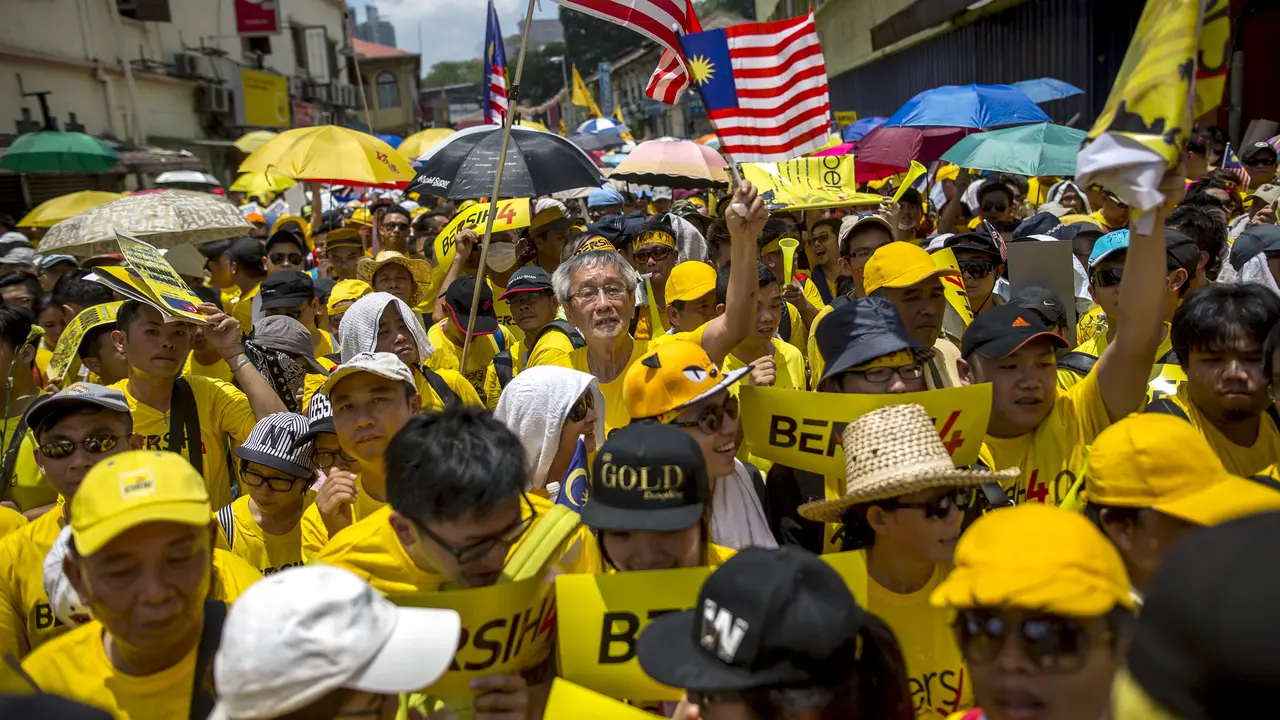 20150829- Ribuan Warga Malaysia Tuntut PM Najib Razak untuk Mundur-Malaysia