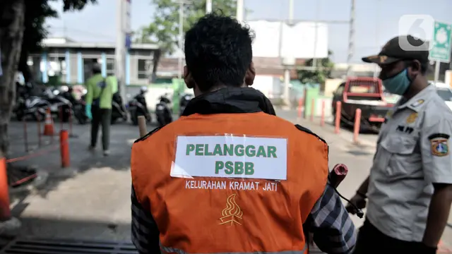 Sanksi Pelanggar PSBB