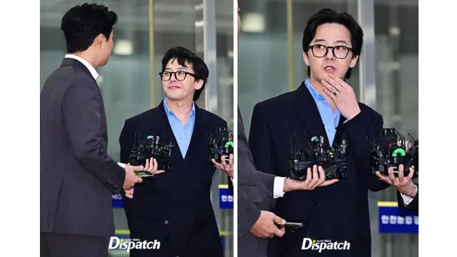 G-Dragon BIGBANG Keluar dari Kantor Polisi Setelah Menjalani Penyelidikan Selama 4 Jam dan Hasil Reagen Menyatakan G-Dragon Negatif Narkoba (Foto: Dispatch)