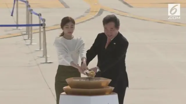 VIDEO: Api Olimpiade Musim Dingin 2018 Tiba di Korea Selatan