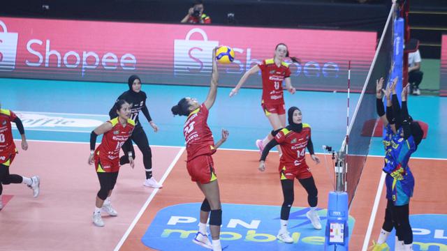 Jakarta Pertamina Enduro menghadapi Jakarta Electric PLN