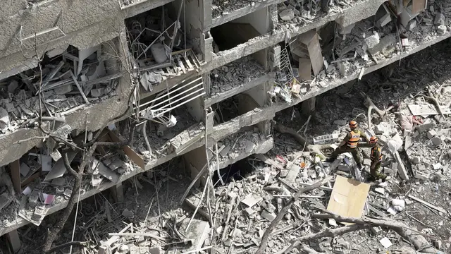 Diserang Iran, Begini Penampakan Salah Satu Gedung Bertingkat di Tel Aviv Israel