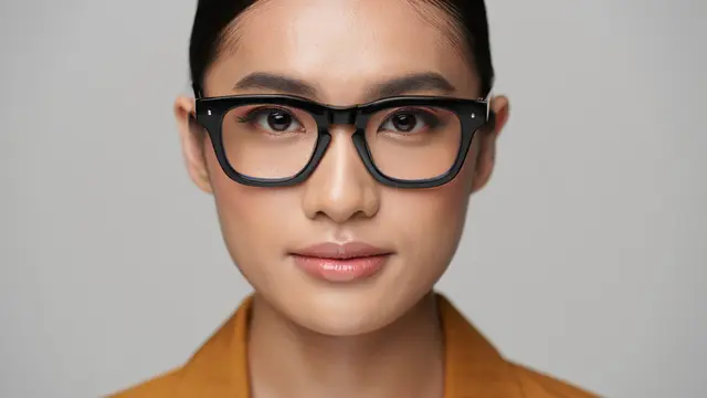 Model Kacamata untuk Wajah Bulat
