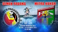 Semen Padang vs Mitra Kukar (Grafis: Abdillah/Liputan6.com)