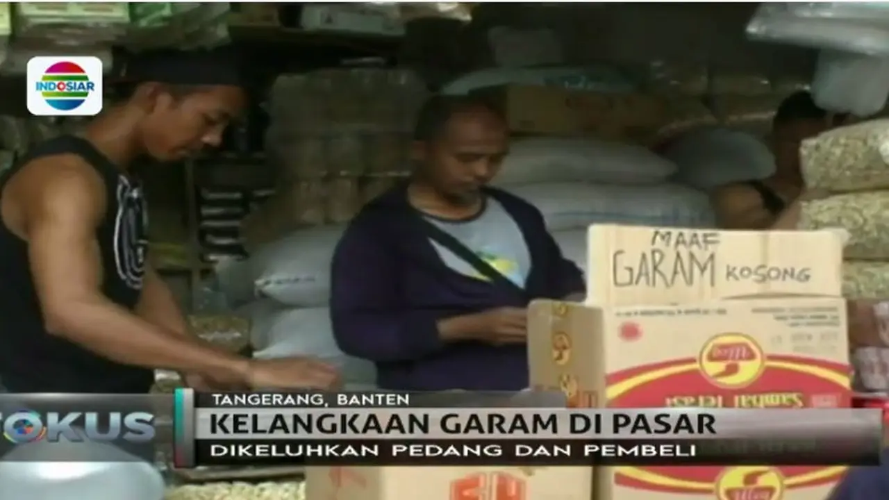 Garam Langka Mulai Dikeluhkan Pedagang di  Tangerang dan Manado