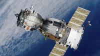 Ilustrasi satelit (@wikiimages/Pixabay).