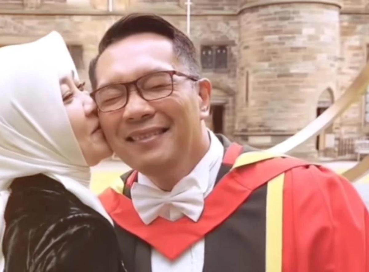 Momen manis Atalia-Ridwan Kamil