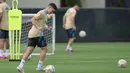 Sebelumnya, Argentina memastikan melaju ke final Copa America 2024 setelah mengalahkan Kanada dengan skor 2-0. (JUAN MABROMATA/AFP)