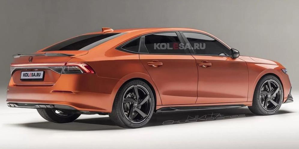 Sisi belakang render New Honda Accord (Instagram/@kolesaru)