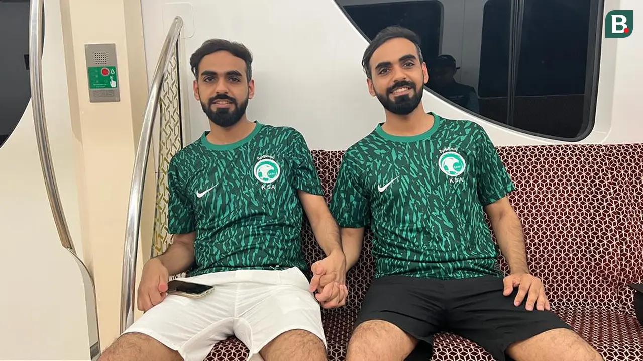 Suporter Arab Saudi di Piala Dunia 2022