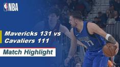 Berita Video Berita Video Highlights NBA 2019-2020, Dallas Maverick Vs Cleveland Cavaliers 131-111