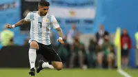 Ever Banega jadi andalan Timnas Argentina di Piala Dunia 2018. (AP Photo/Ricardo Mazalan)