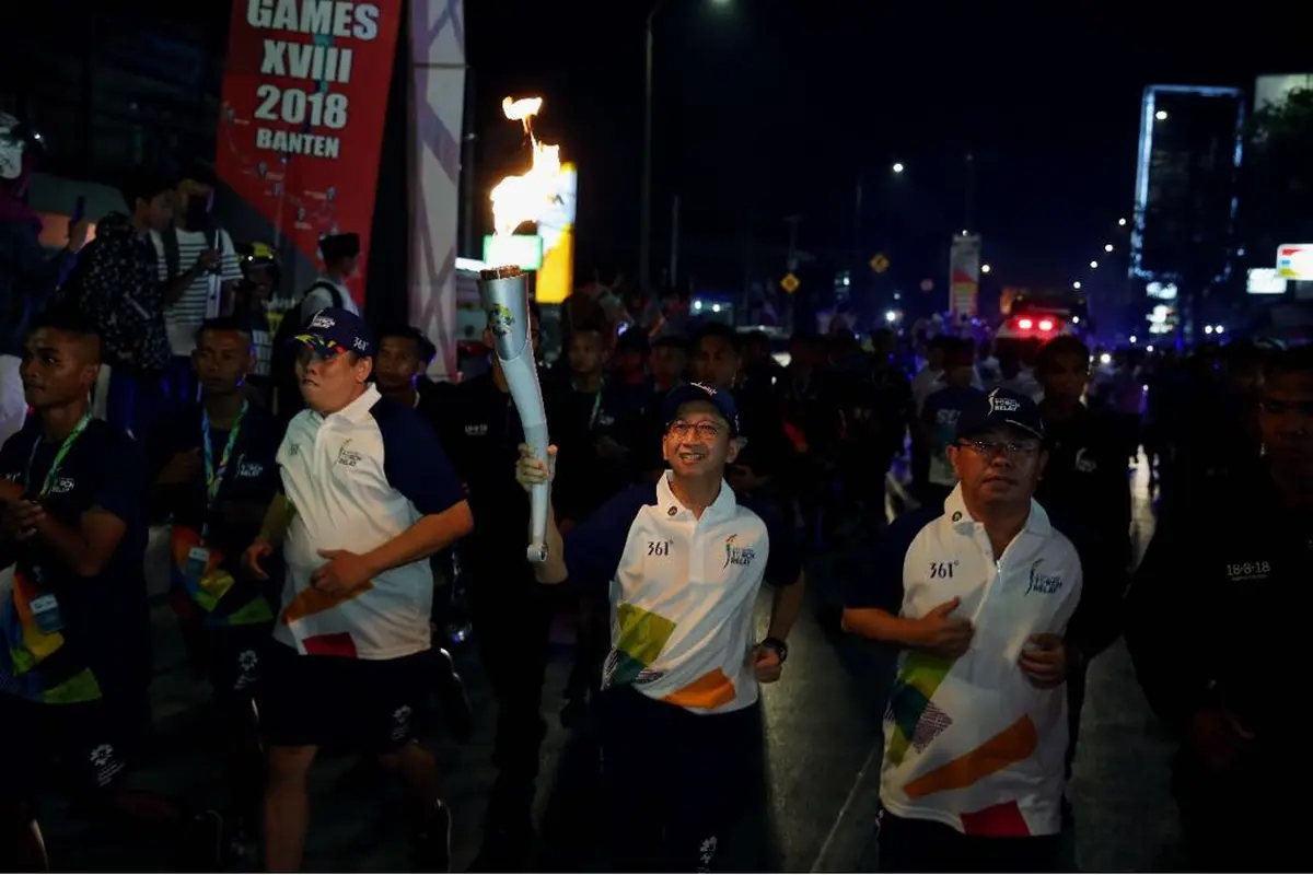 Pawai Obor Asian Games 2018
