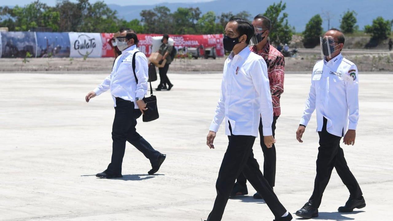 Presiden Joko Widodo atau Jokowi  menyambangi Sulawesi Tenggara, Kamis (22/10/2020).