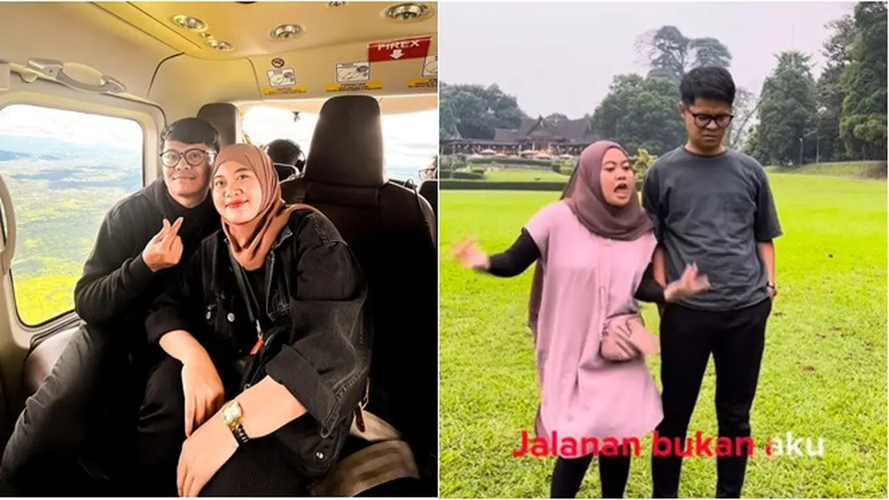 6 Potret Kekompakan Musdalifah Basri dan Suami, Sama-Sama Kocak