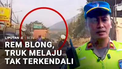 Alami rem blong truk muatan kertas melaju tak terkendali hingga menabrak sejumlah kendaraan di Magelang, Jateng. Sementara di Kabupaten Bandung, Jawa Barat, truk muatan asbes terguling menutup ruas jalan nasional.