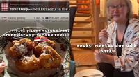 Reaksi bule Norwegia makan pisang goreng yang baru didaulat jadi camilan nomor 1 dunia versi Taste Atlas. (Dok: TikTok Tamara Jensen)