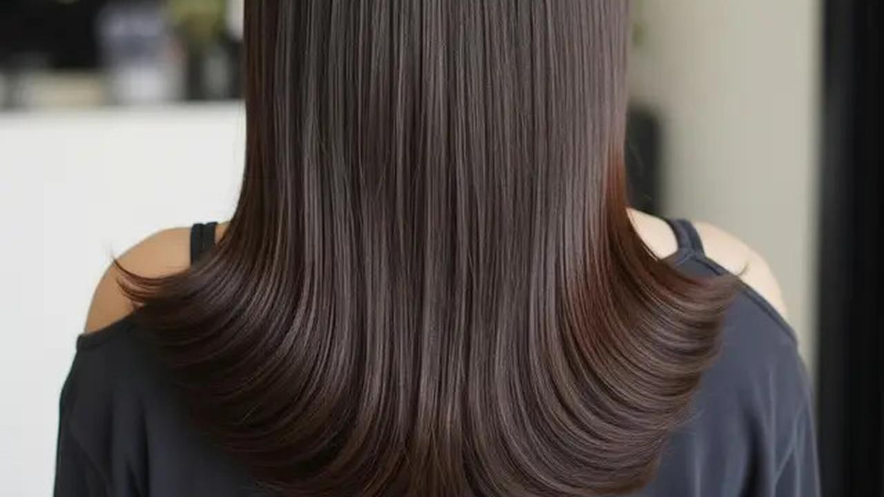 9 Model Rambut Panjang Lurus Belah Tengah Kekinian, Tampil Stylish Setiap Hari