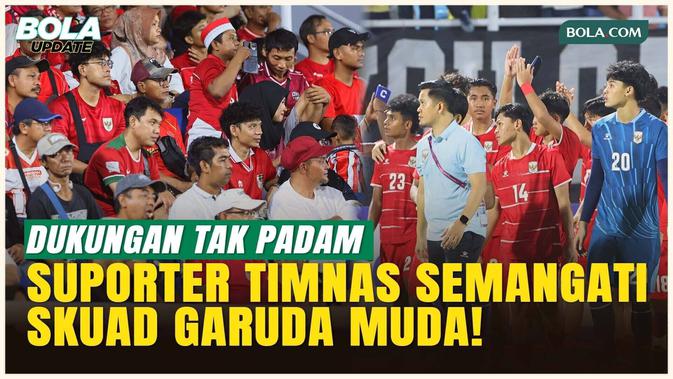 Dukungan Tak Terbendung! Suporter Bangkitkan Semangat Garuda Muda