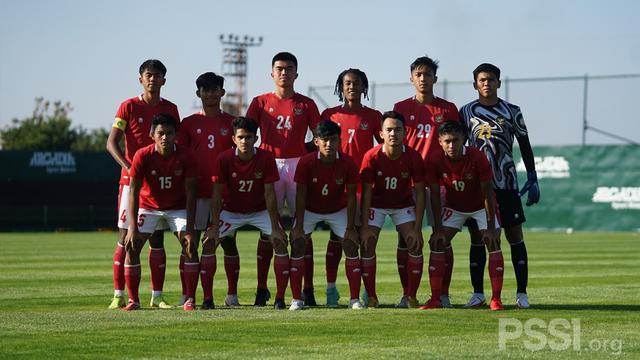 Timnas Indonesia U-18 di Turki.