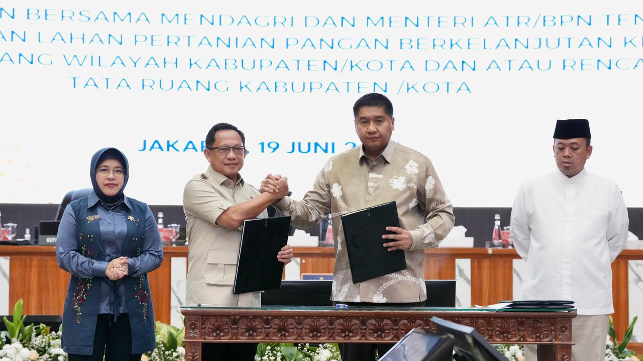 Teken SKB dengan Menteri PKP, Mendagri Kebut Pembangunan 3 Juta Rumah