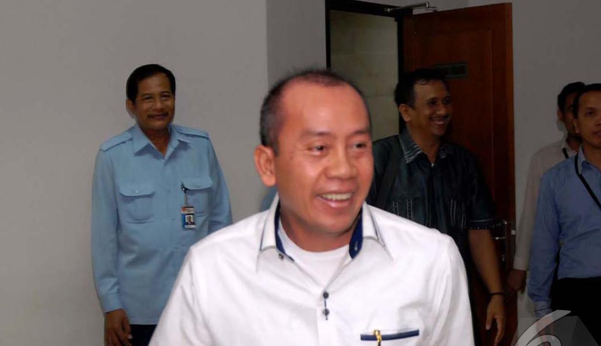 Salah satu saksi yang dihadirkan dalam sidang ini adalah Wasekjen Partai Demokrat, Saan Mustopa, Pengadilan Tipikor, Jakarta, Senin (7/7/2014) (Liputan6.com/Miftahul Hayat)