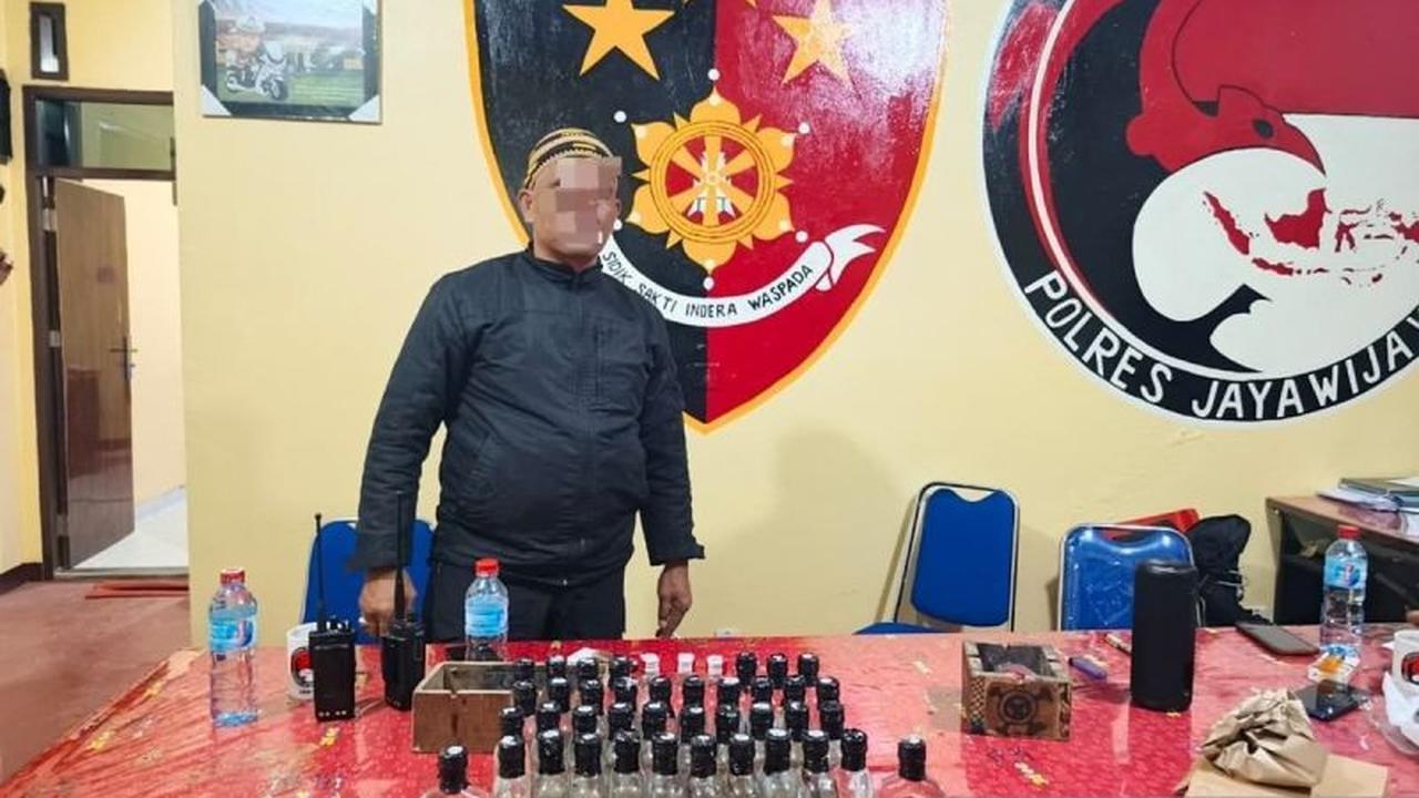Patroli Ramadan Polres Jayawijaya Gencarkan Razia Miras, Amankan Puluhan Botol Vodka