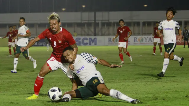 Laga Uji Coba Timnas Indonesia melawan Tira Persikabo