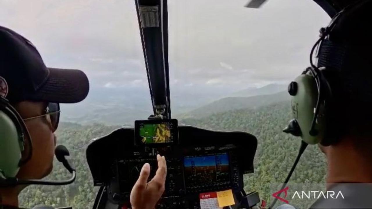 Saksi Mata Ungkap Detik-detik Mencekam: Helikopter Jatuh di Kalsel Terlihat Berasap Sebelum Hilang Kontak